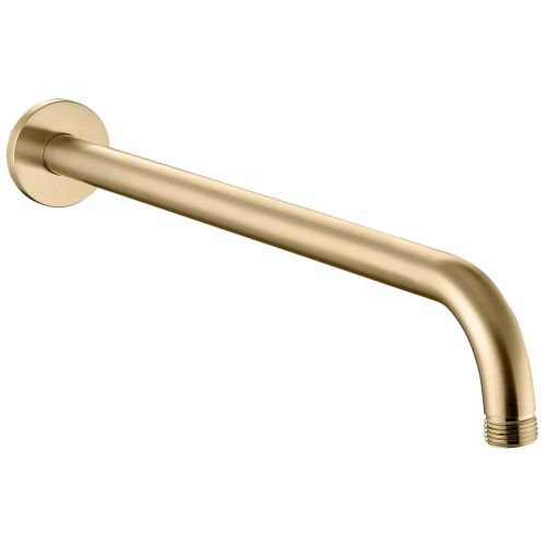Ari Design 320mm Round Shower Arm - Brushed Brass