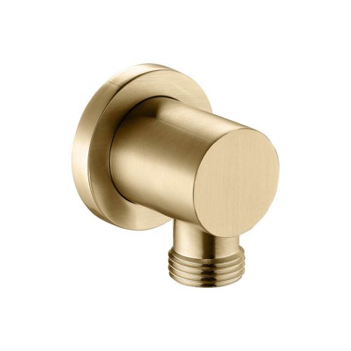 Ari Design Wall Outlet Elbow - Brushed Brass
