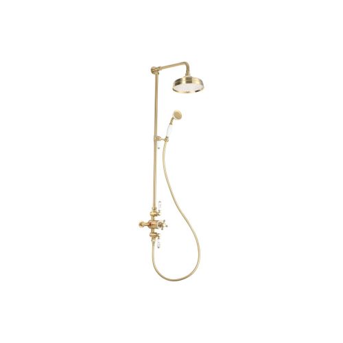 Ari Design Rigel Thermostatic Shower Kit - Brushed Brass