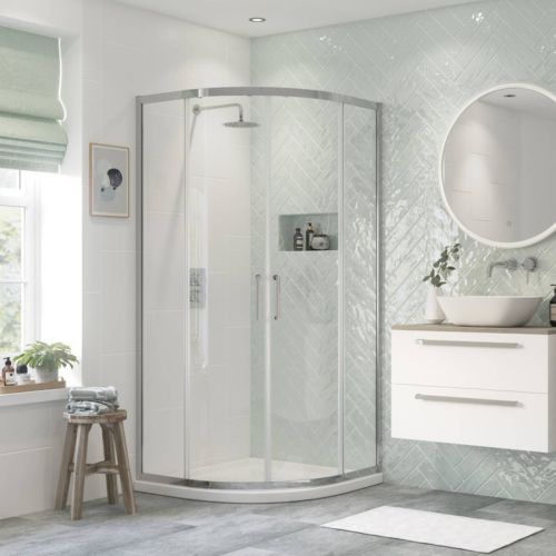 Moods Bathrooms to Love Flex Framed 1000mm Quadrant Shower Enclosure (20365)