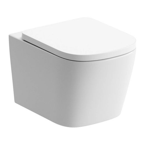 Moods Bathrooms to Love Tilia Rimless Wall Hung Toilet & Soft Close Seat (5876)