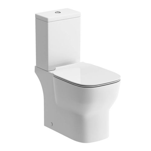 Moods Bathrooms to Love Senna Close Coupled Open Back Toilet & Soft Close Seat (14355)
