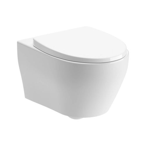 Ari Design Oslo Rimless Wall Hung WC & Soft Close Seat