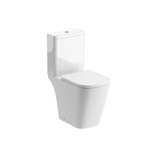 Ari Design Talinn Rimless Close Coupled Part Shrouded Comfort Height Toilet & Soft Close Seat