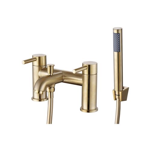 Ari Design Esca Bath/Shower Mixer - Brushed Brass
