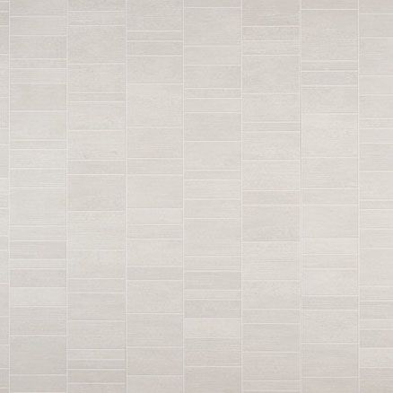 Grosfillex Element "Small Tile" Effect Pack of 3 Wall Panelling - White (3716)
