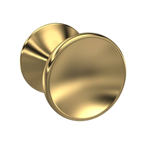Nuie Indented Knob Handle - Brushed Brass (13148)