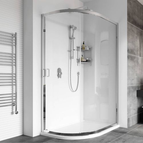Roman Haven8 1 Door 900 x 800mm Offset Quadrant Shower Enclosure (21425)