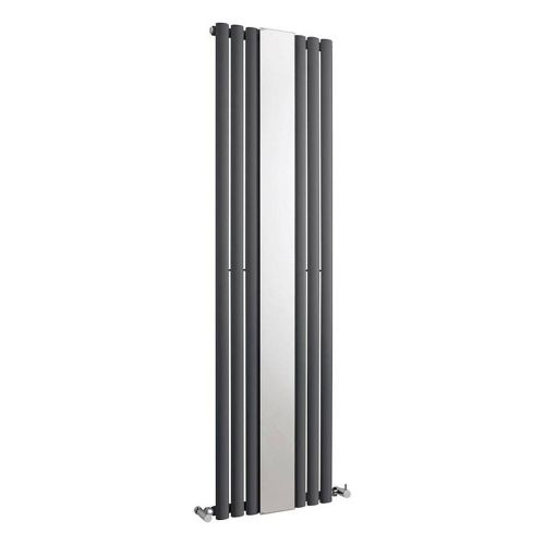 Hudson Reed Revive 1800 x 499mm Single Panel Radiator with Mirror - Anthracite (HLA78) - 15027