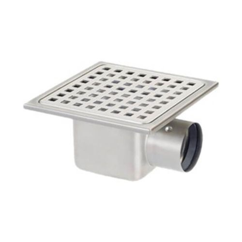 Stainless Steel Wet Room Floor Gully Waste Horizontal Trap 1.25" (5051)