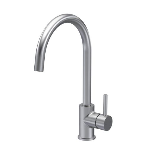 Nuie Lachen Mono Single Lever Kitchen Tap - Brushed Nickel (20349)