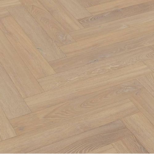 Desert Oak Herringbone 12mm Laminate Wooden Flooring - 1.92sqm per pack (12791)