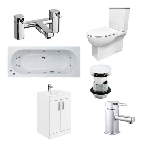 Whirlpool Bath Suites - Bathroom Suites Bathshack