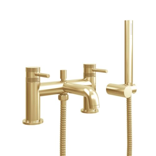 Eliseo Ricci Exclusiv Bath Shower Mixer - Brushed Brass (21529)