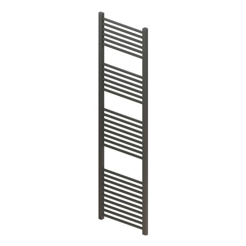 Roma Straight Heated Towel Rail - 1800mm x 500mm - Anthracite (11056)