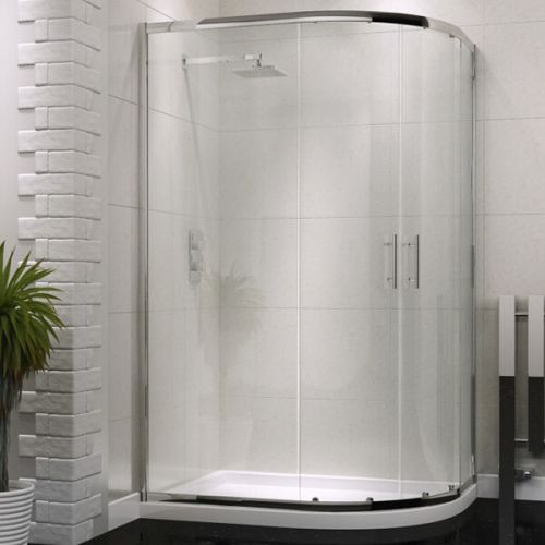 Kiimat Six² 900 x 760mm Offset Quadrant Shower Enclosure (10615)