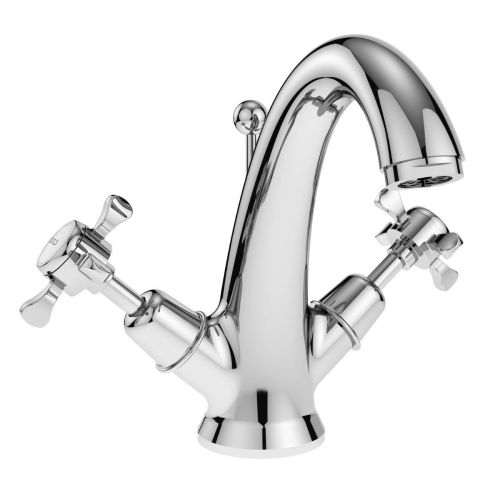 Nuie Selby Basin Mixer & Waste SEL305DX - Chrome (13770)