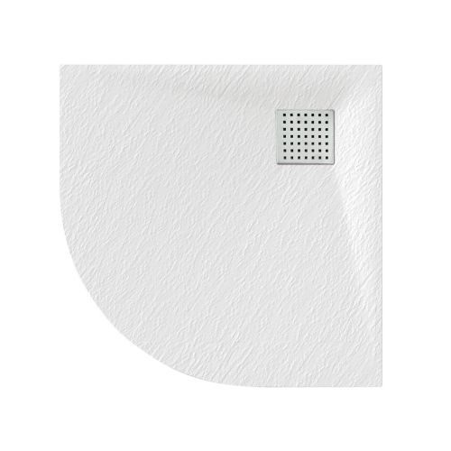Veloce Duo 900mm Quadrant Shower Tray - White (21501)