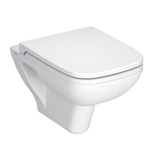 Vitra S20 Wall Hung Toilet Pan with Soft Close Seat (5929)