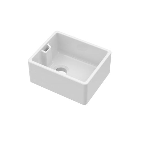 Nuie 460x380x205mm Belfast Sink (20302) Fireclay Ceramic - Bathshack