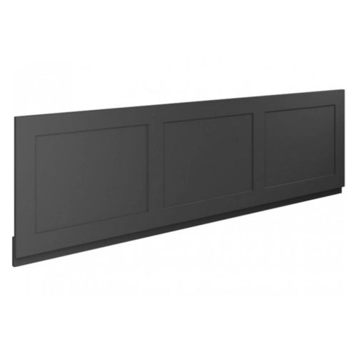 Victoriana 1700mm Front Bath Panel - Charcoal Grey (13439) Grey - Bathshack