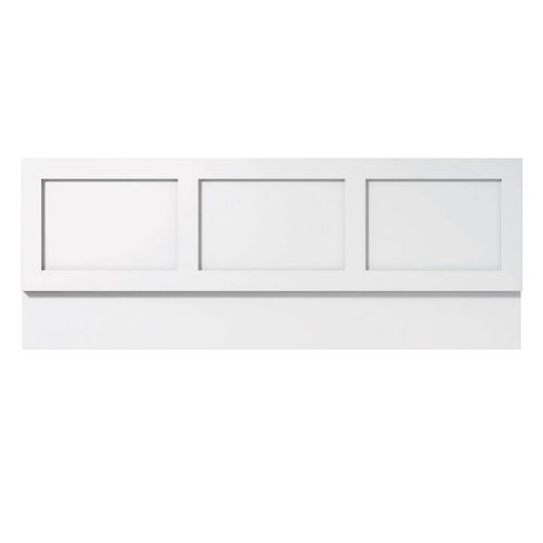 Harrogate 1700mm Wooden Bath Panel - Arctic White (15941) - Bathshack