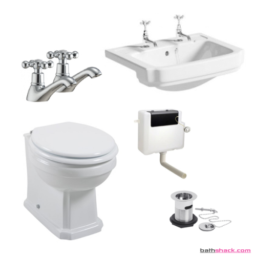 Windsor Traditional Basin Toilet Pack For Furniture 14202 Bathshack