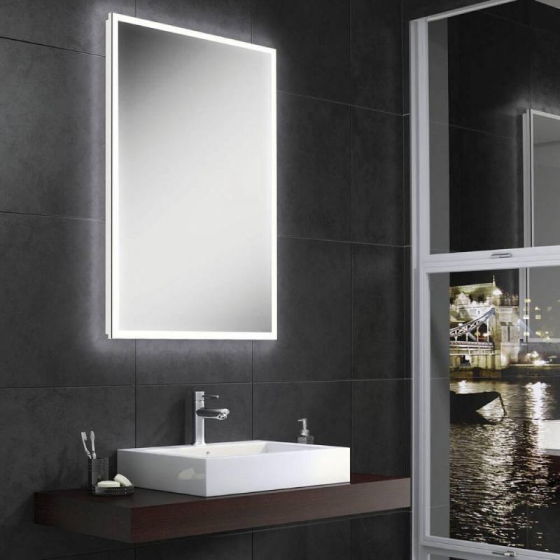 Pegella 500 x 700mm LED Mirror with Demister (5309) Clear - Bathshack