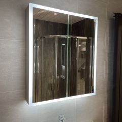 Mia led outlet mirror cabinet