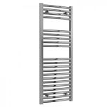 Reina Diva Curved 1200 x 450mm Heated Towel Rail - Chrome (4691)