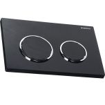 Geberit Omega20 Dual Flush Plate - Gloss Black 115.085.KM.1 (10760)