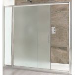 Volente Frosted 1400mm Sliding Shower Door (11024)
