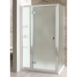 Volente Frosted 1000mm Hinged Shower Door (11039)