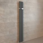 Berlini 1800 x 185mm Aluminium Radiator - Matt Anthracite (6248)