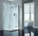 April Prestige Frameless 900mm Single Door Quadrant Shower Enclosure - Right Hand (10185)