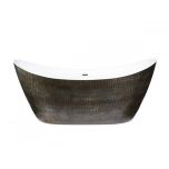 Heritage Alderley Mock Croc Skin Effect Freestanding Acrylic Double Ended Bath (676)