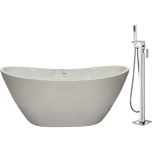 Aruba Freestanding Double Ended Bath and Tap Deal (12580)