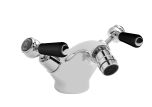 Hudson Reed Topaz with Lever Bidet Tap & Domed Collar - Black BC406DL (2432)