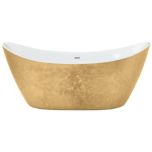 Heritage Hylton Acrylic Double Ended Slipper Bath - Gold Effect (670)