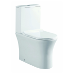 Cali Comfort Height Rimless Fully Back to Wall Toilet with Cyclone Flush & Soft Close Seat (12509)