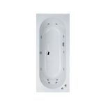 Cascade 1800 x 800mm Double Ended Bath with Whirlpool System A (10992)