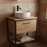 Croft 650mm Wall Mounted Unit with Countertop (16248)