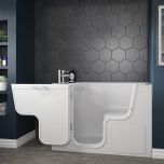 Bathe Easy Serenity 1300 x 660mm Easy Access Deep Bath & Panels - Left Hand (1044)