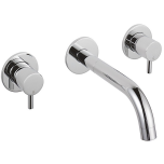 Sagittarius Ergo 3 Hole Wall Mounted Basin Mixer (2098)