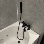 Vesu Bath Shower Mixer Tap - Black (11114)