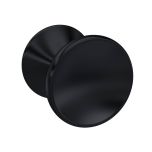 Nuie Indented Knob Handle - Matt Black (13147)