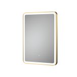Hudson Reed 700 x 500mm LED Mirror - Brushed Brass (13042)