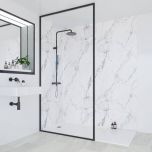 Multipanel Linda Barker Collection Calacatta Marble 598mm Shower Panel (3594)