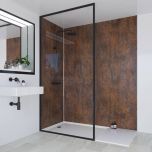 Multipanel Linda Barker Collection Corten Elements 1200mm Shower Panel (3442)