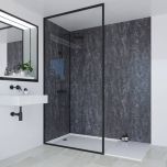 Multipanel Linda Barker Collection Graphite Elements 598mm Shower Panel (3862)